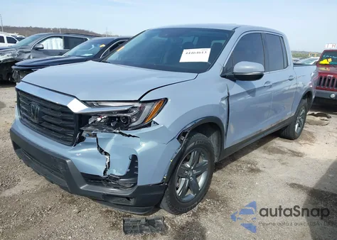 2023 Honda Ridgeline Rtl z USA, uszkodzony, nr VIN 5FPYK3F55PB034312